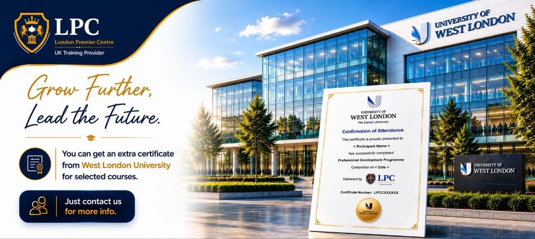 University of West London certificate