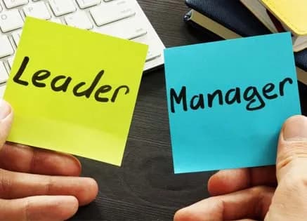 The key difference between management and leadership